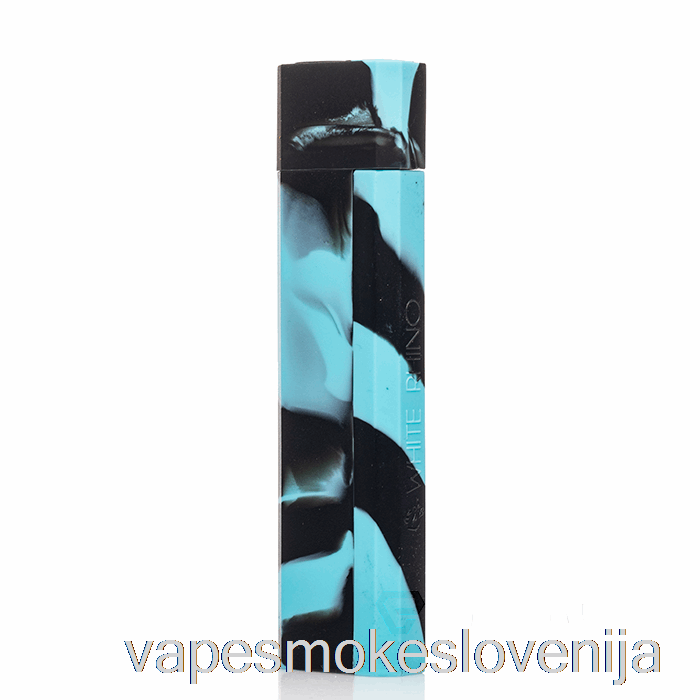 Vape Za Enkratno Uporabo White Rhino Silicone Dab Out [pyrex] Turquoise Black
